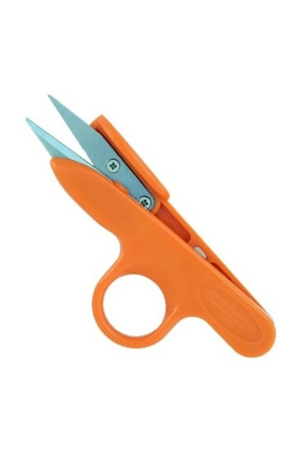 مقص تنظيف الخيوط البرتقالي - 1