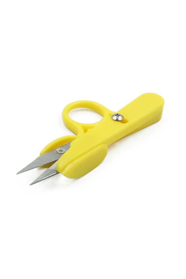 مقص تنظيف الخيوط الأصفر - 3