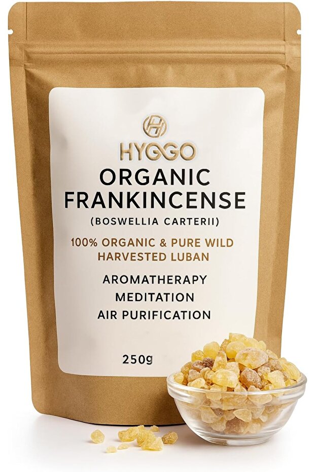 Organic Frankincense Resin 250g (Boswellia Carterii)