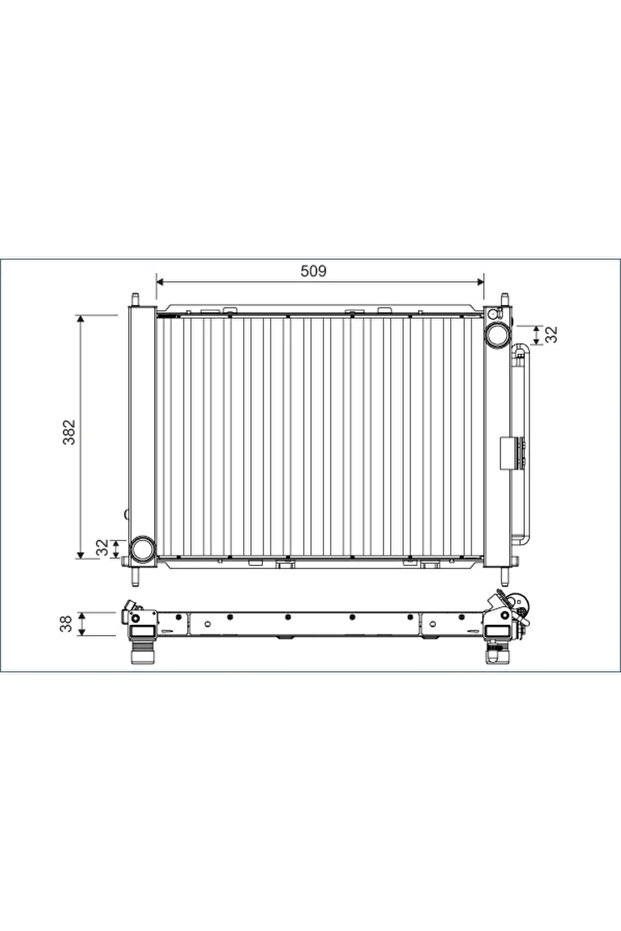 Renault Twingo 2/Wind Cooling Module - 1