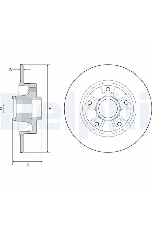 Спирачен диск Renault Megane 4 - 1