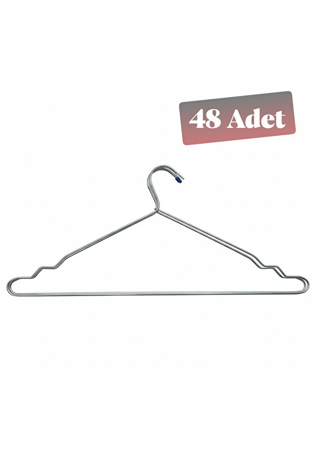 مجموعة من 48 عَلاّقة ملابس معدنية