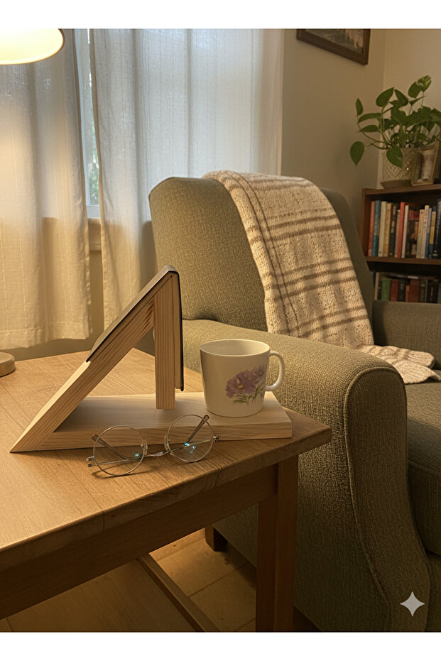 Modern Triangle Design Book Stand