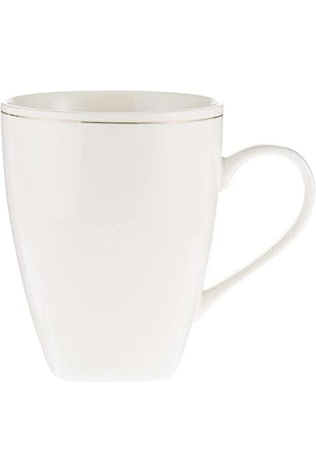 14oz Bone Wave Square Coffee Mug Large Thick-Wall Tea and Coffee Mug for Hot and Cold Drinks
