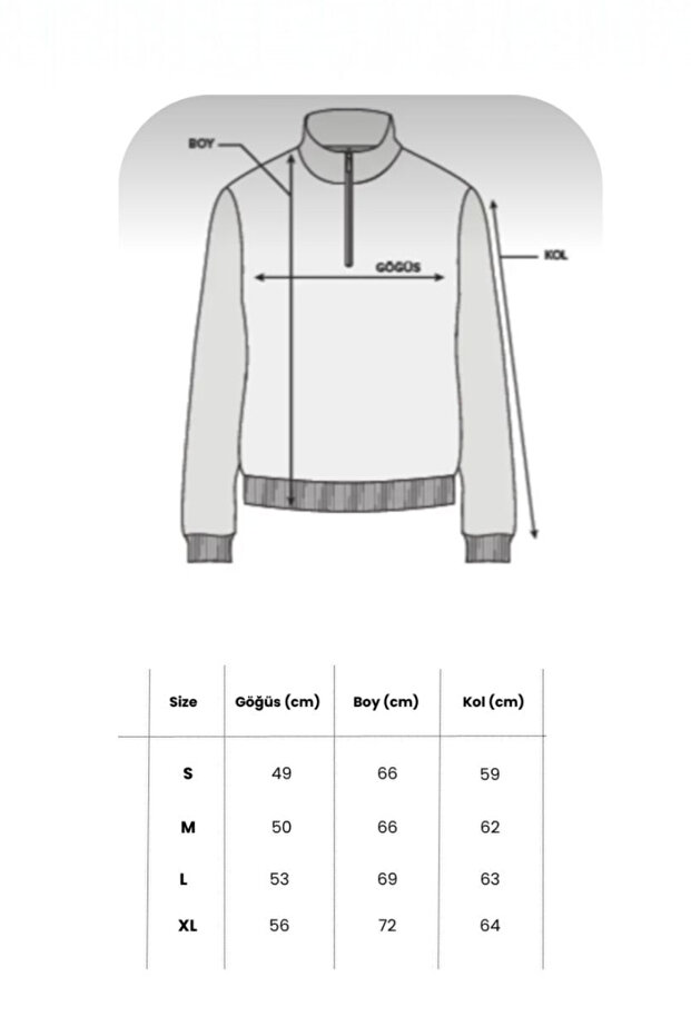 سترة رياضية أساسية للرجال بثلاث خيوط - مع بطانة من الصوف - ياقة مستقيمة - 5