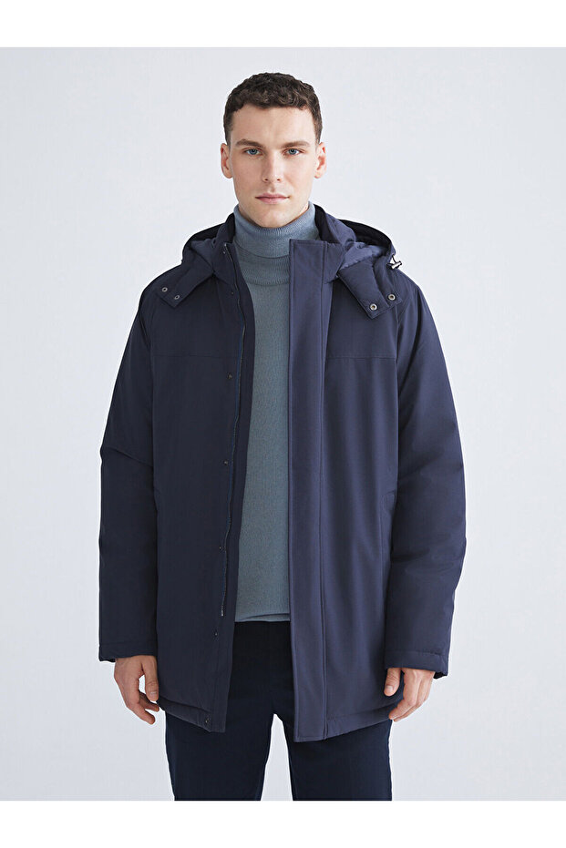 Standard Mold Hooded Men's Coat