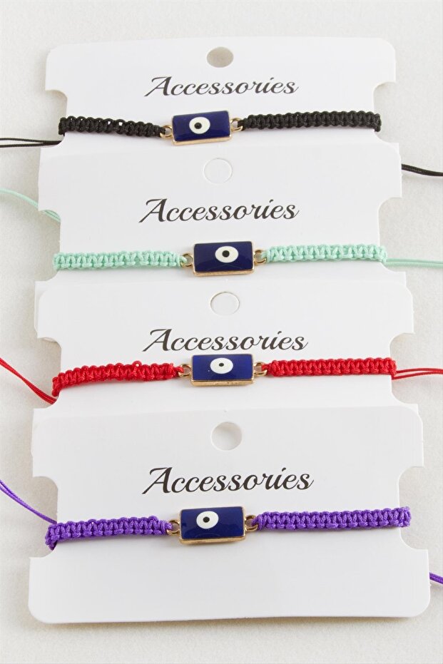 Rectangular Macrame Braided Bracelet - 1