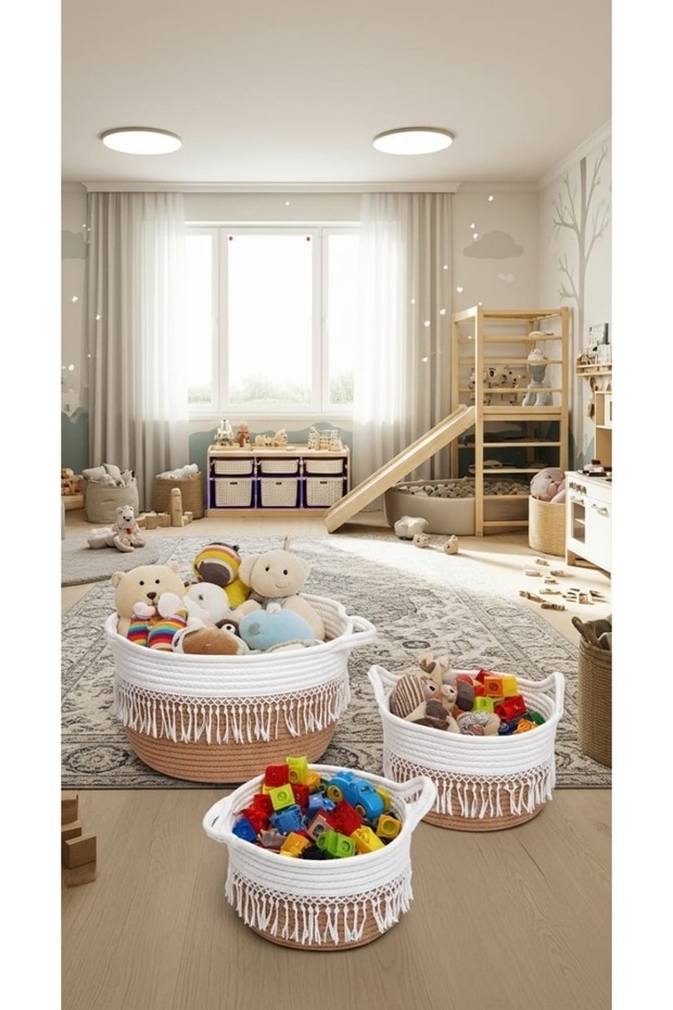 طقم سلات تخزين متعددة الاستخدامات - 1