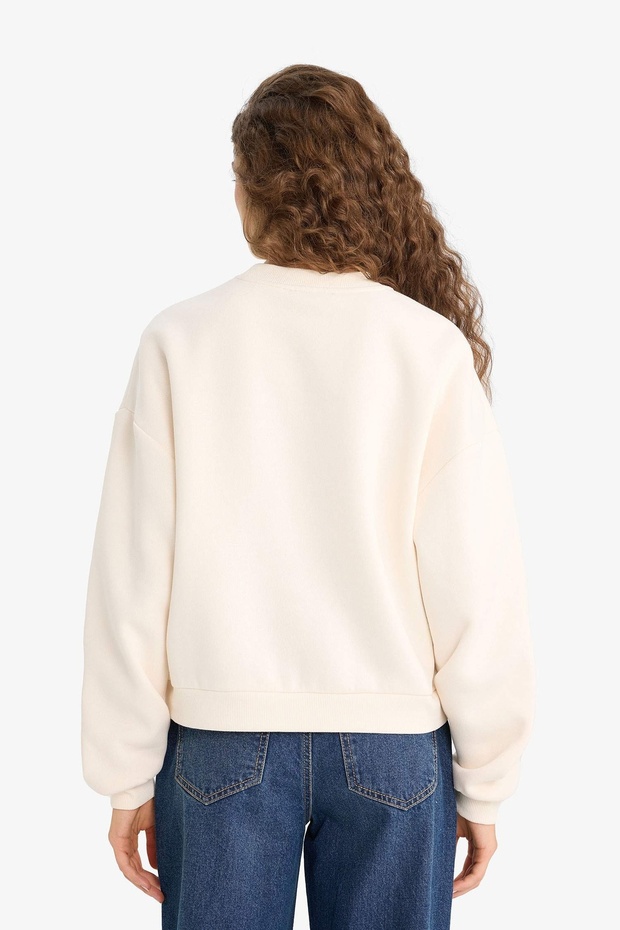 Kadın Sweat E9502AX/WT32 OFF WHITE - 4