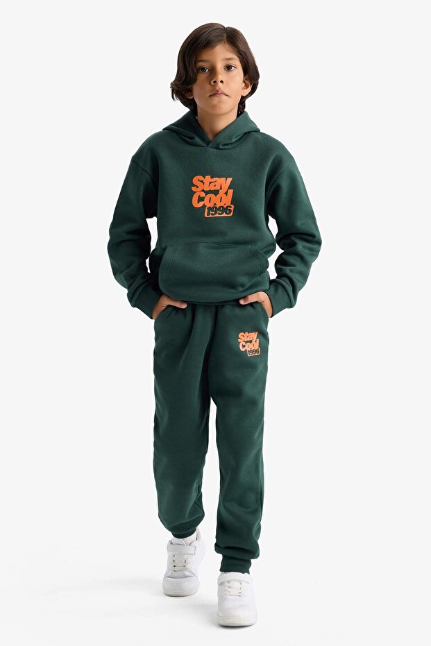 Erkek Çocuk Beli Lastikli Baskılı Eşofman Altı E9441A825WN - 3