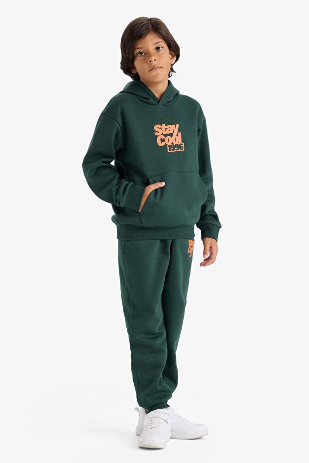 Erkek Çocuk Beli Lastikli Baskılı Eşofman Altı E9441A825WN - 1