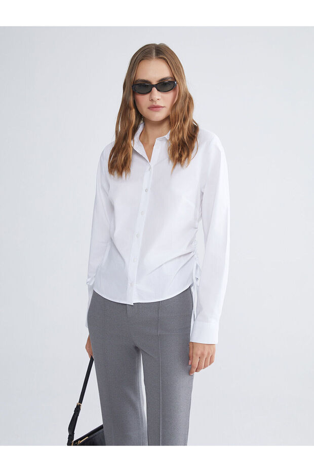 Women's Shirt with Binding Detail