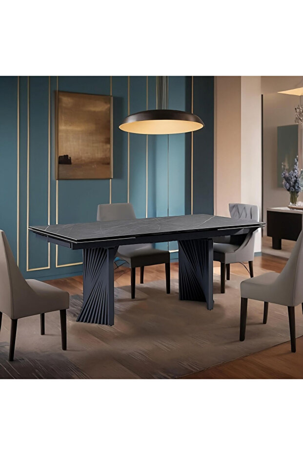 طاولة طعام قابلة للتمديد عالية الجودة ومتينة - 3