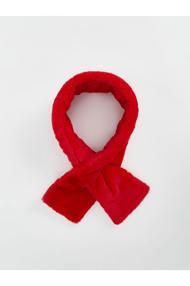 Kırmızı Basic Kadın Atkı - 2