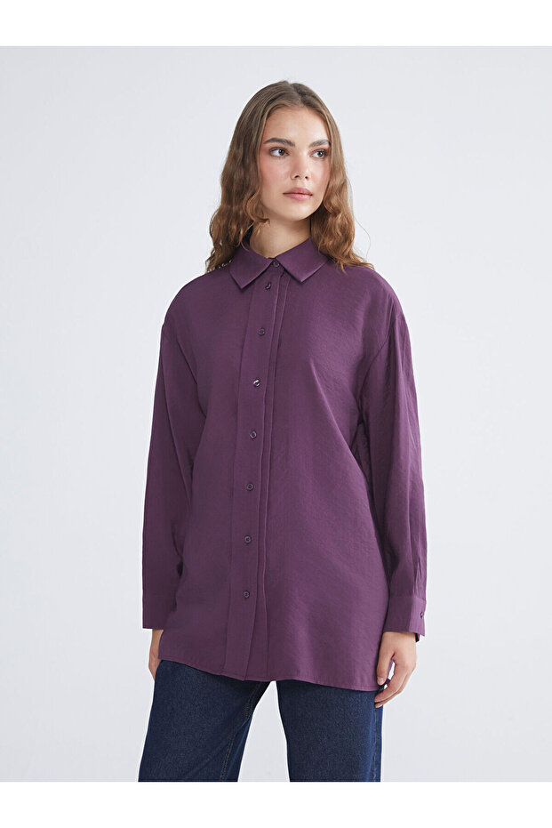 Lcw Modest Modal Blend Women's Shirt Tunic
