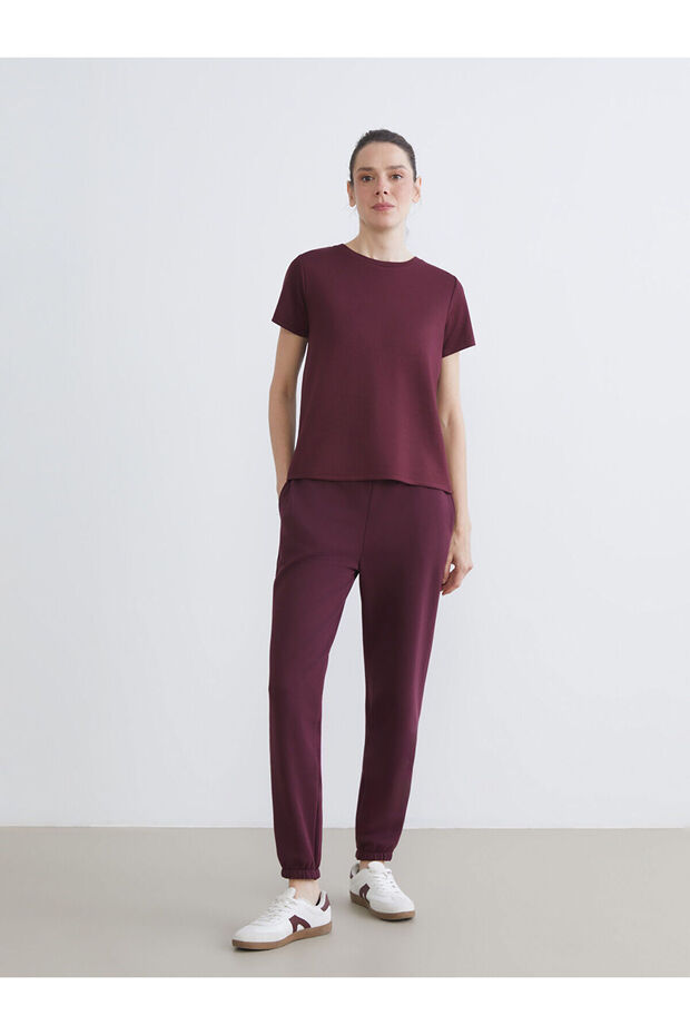 Women's Thick Jogger Sweatpants with Elastic Waist