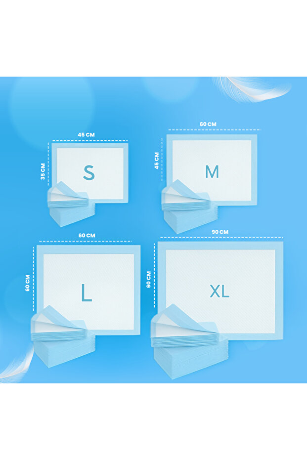 وسادات تدريب الحيوانات الأليفة للاستخدام مرة واحدة، 6 طبقات، لون رمادي، فحم نشط، مقاس صغير 35×45 سم، 200 قطعة - 2