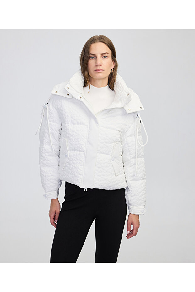 Jakarlı şişme mont - 3