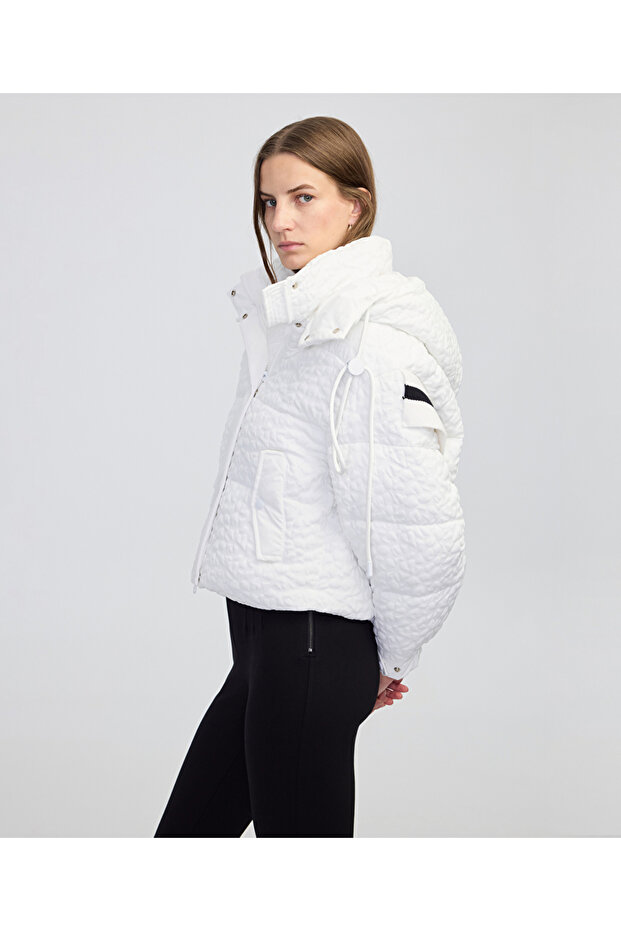 Jakarlı şişme mont - 4