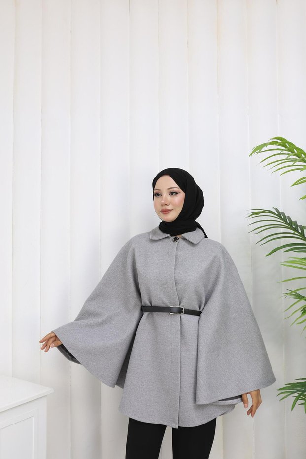 Women's Hijab Imported Quality Cashmere Fabric Long Poncho 38/54 Compatible