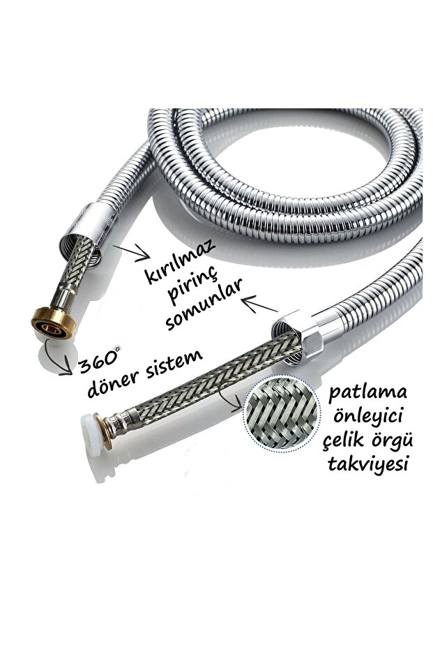 YT266 Lotus Banyo Tepe Robot Duş Seti - 7