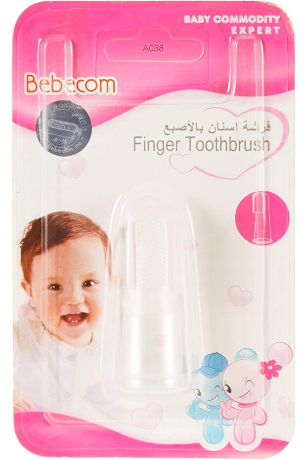 فرشاة أسنان الإصبع - حمراء - 1