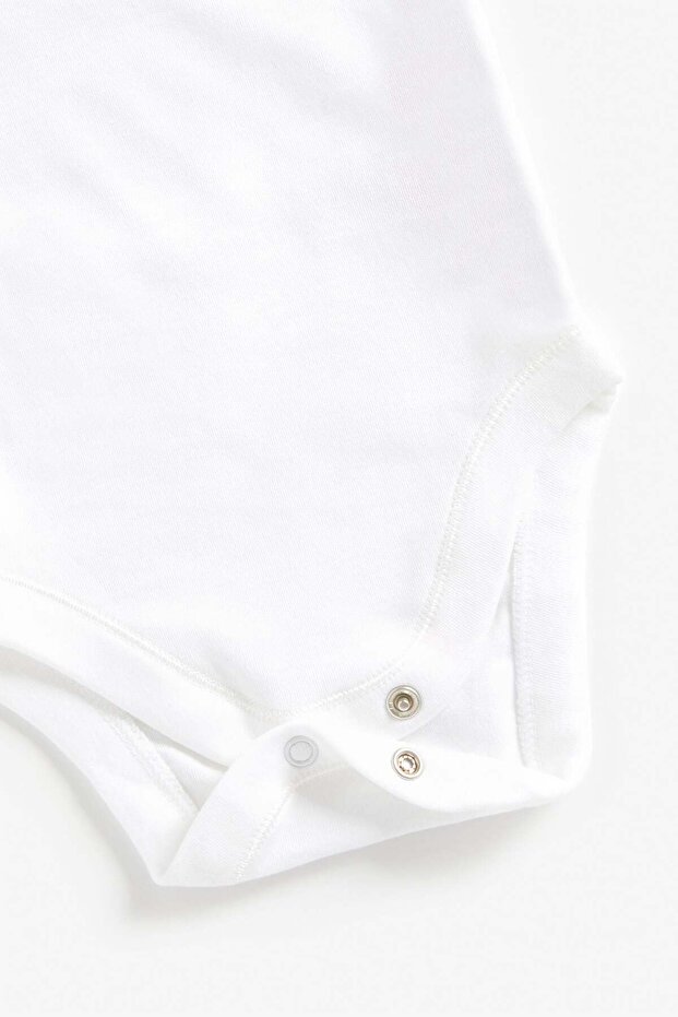 White Sleeveless Bodysuits - 7 Pack - 5