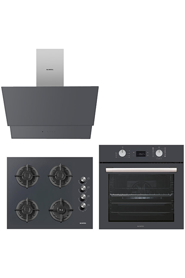 Digital Plus 15 Programlı Ankastre Set - Antrasit(Gri) - 1