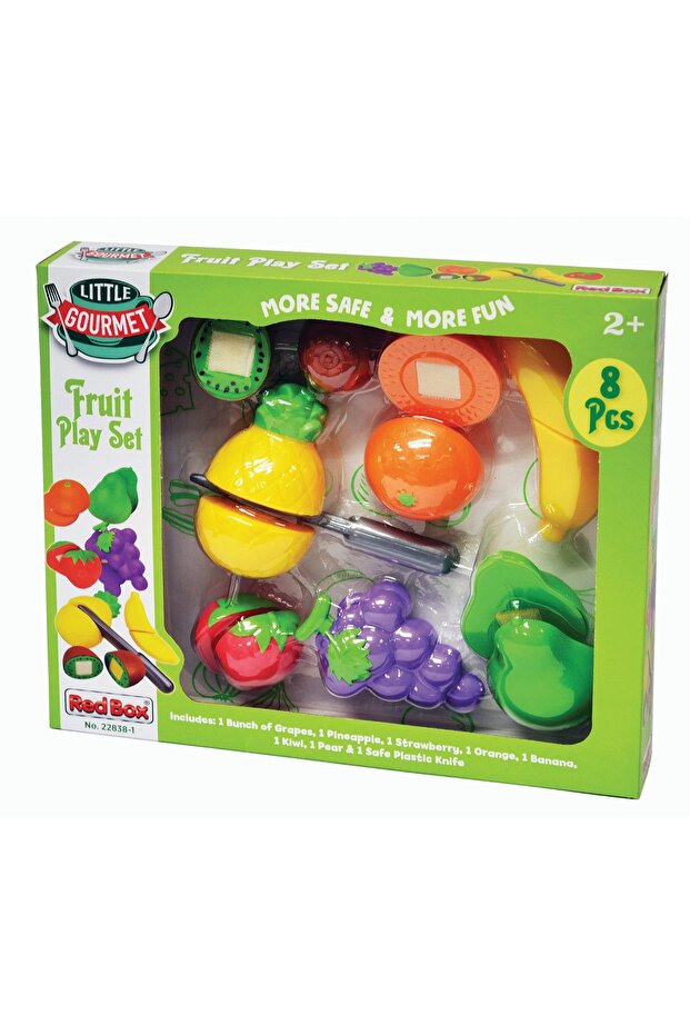 مجموعة لعب الفاكهة 8 قطع - 1