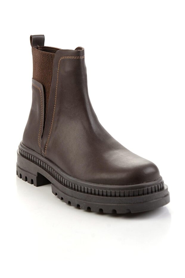 Kahve Kadın Bot & Bootie K02179000309 - 2