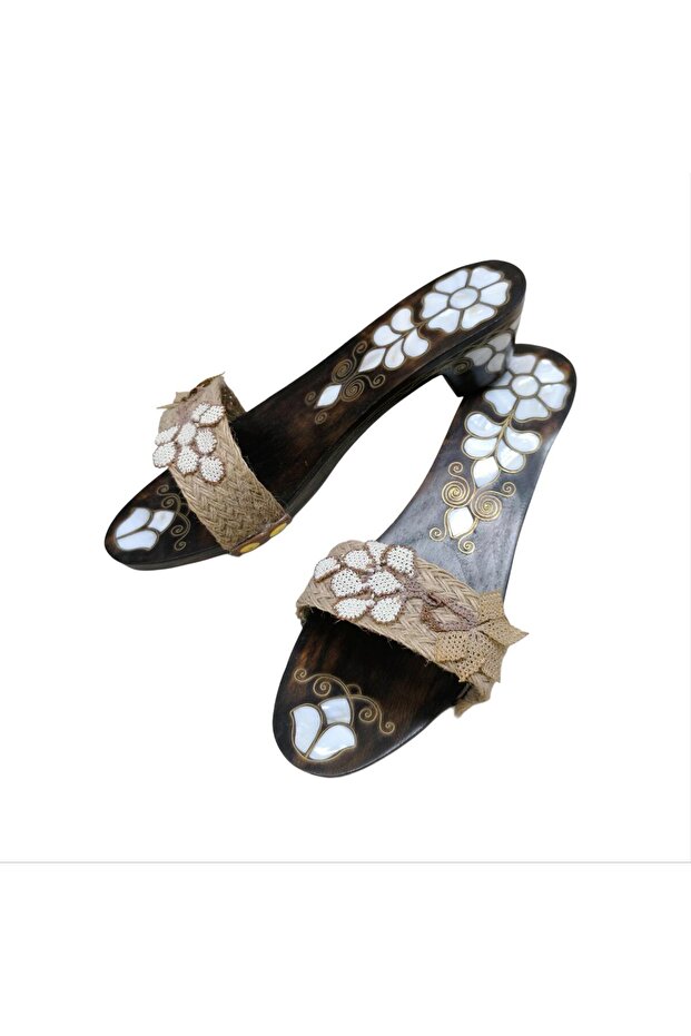 Inlaid, Gift, Clogs,