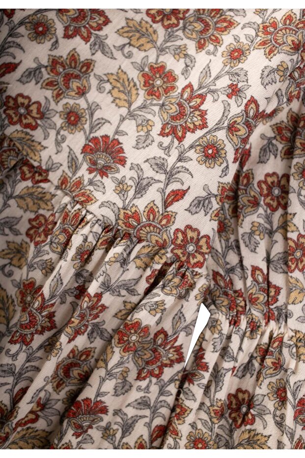 Elbise 4-12 Yaş Bej - 4