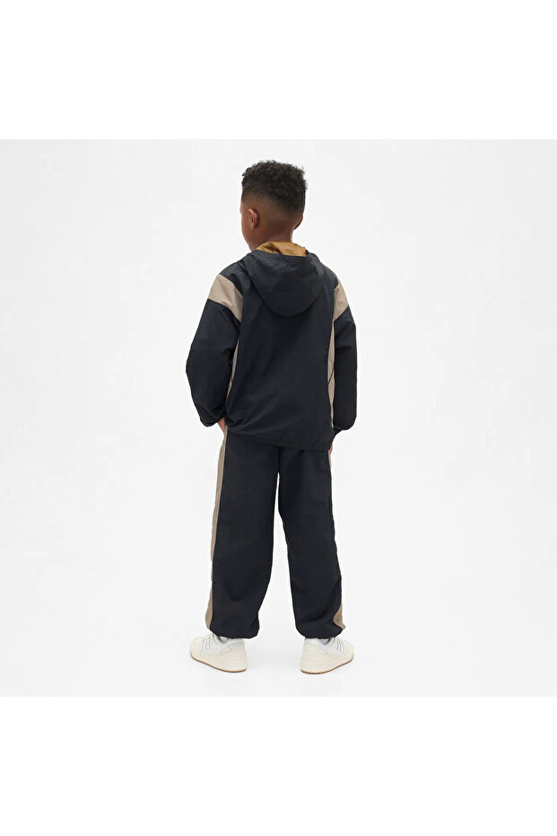 Logo Jogger Çocuk Siyah Eşofman Altı - 3