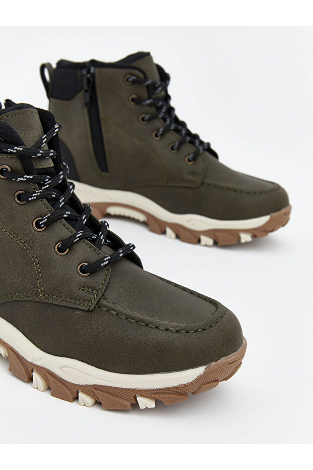 Vizyon Yeni Sezon Bağcıklı Kalın Tabanlı Erkek Çocuk Bot - 3