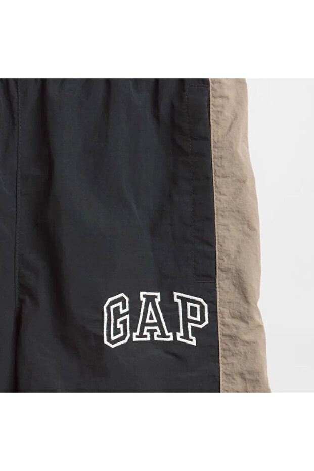 Logo Jogger Çocuk Siyah Eşofman Altı - 5