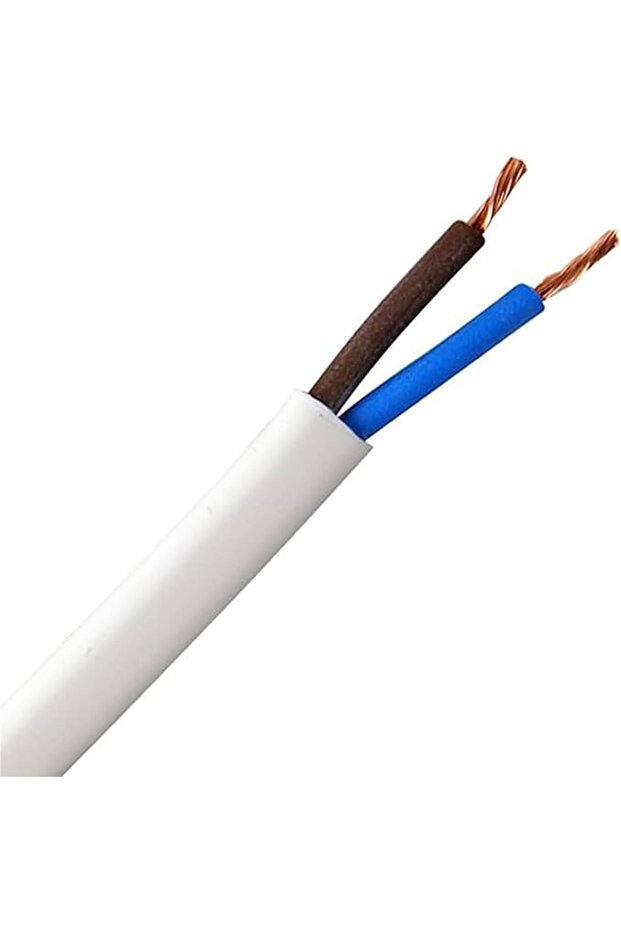 Electrical Multicore PVC Flexible Cable Extension Wire Copper Power Cord 5 Meter (.75 mm, 2 COR