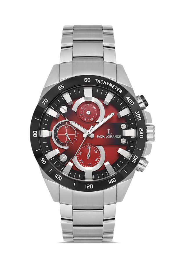 Jckjls11712M.05 Red & Black Steel Men's Wristwatch