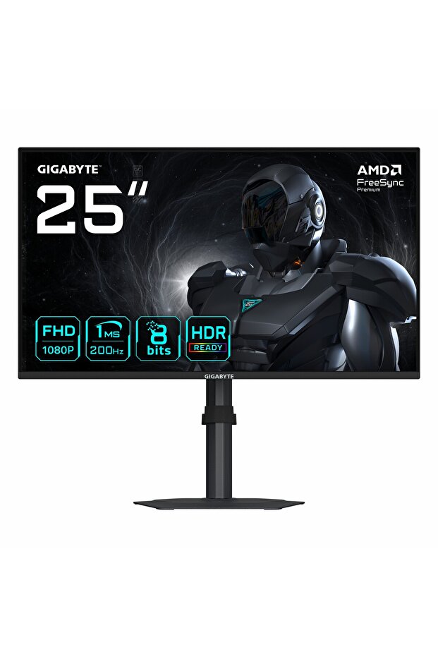 G25F2 24.5" 200Hz 1Ms HDMI+DP HDR FullHD FreeSync IPS Pivot Vesa Monitör - 1