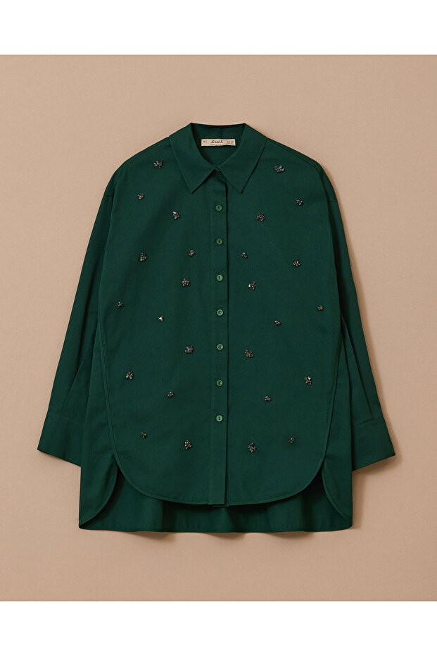 Taş İşlemeli Gömlek - 6