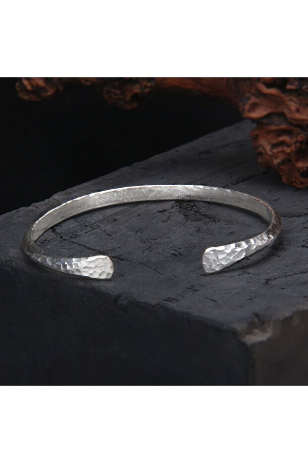 - Raw Silver Bracelet - 2