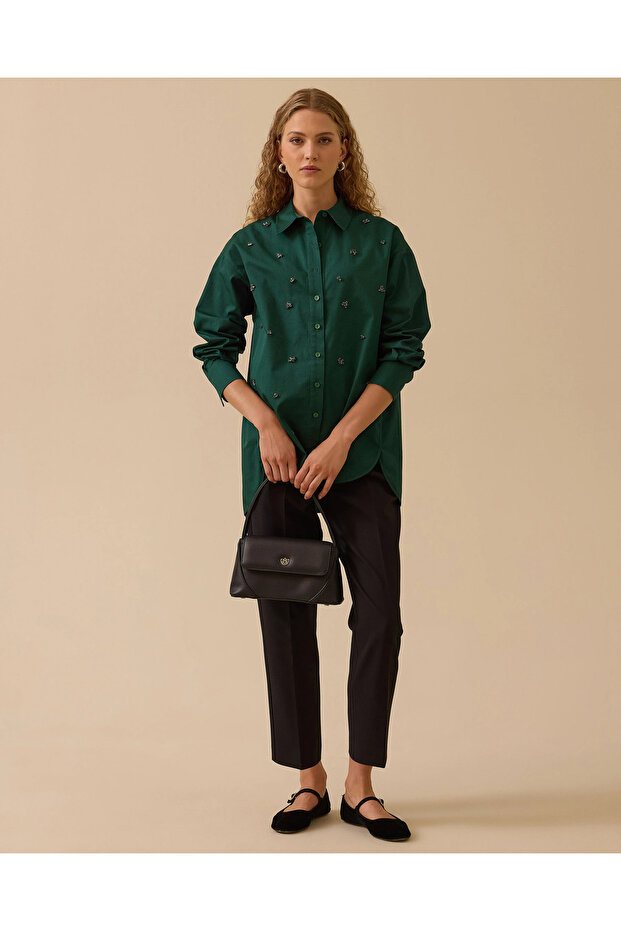 Taş İşlemeli Gömlek - 2