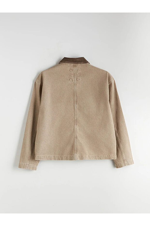 Rahat Kalıp Erkek Jean Ceket - 6