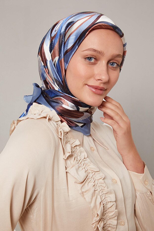 وشاح كريستالي بنمط زهرة النيلي - 2