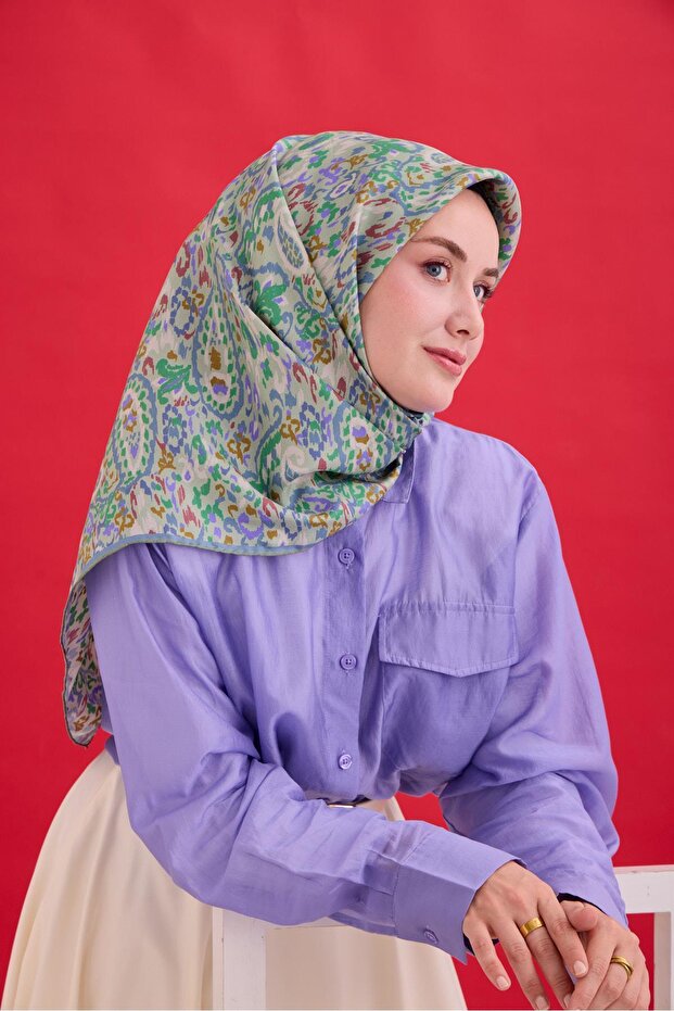 وشاح حرير تويل 11478-37