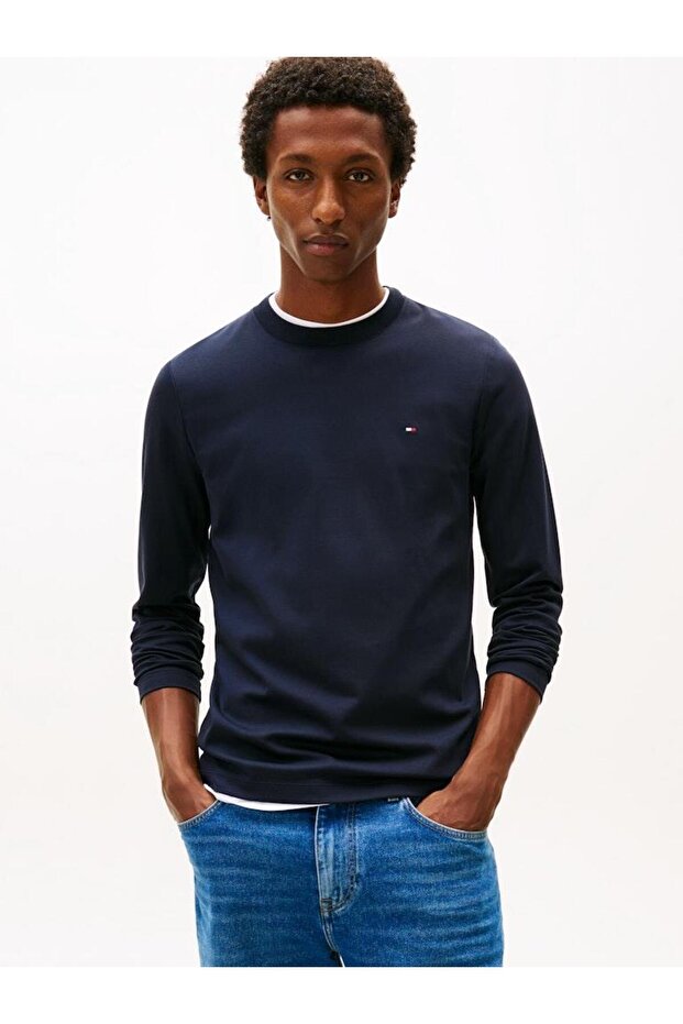 LUXURY INTERLOCK LS TEE - 1