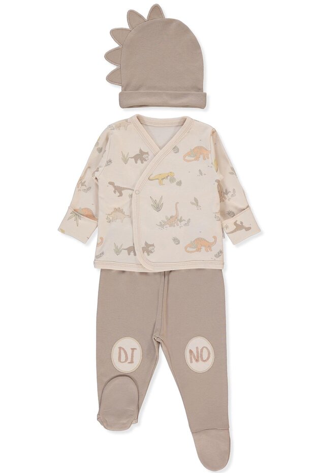 Interlock Zibin Set of 3 (Me and Dudes) Brown