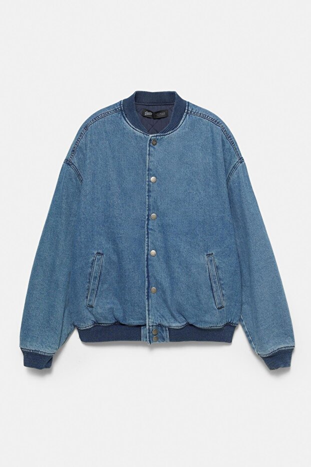 STWD bomber denim ceket - 7