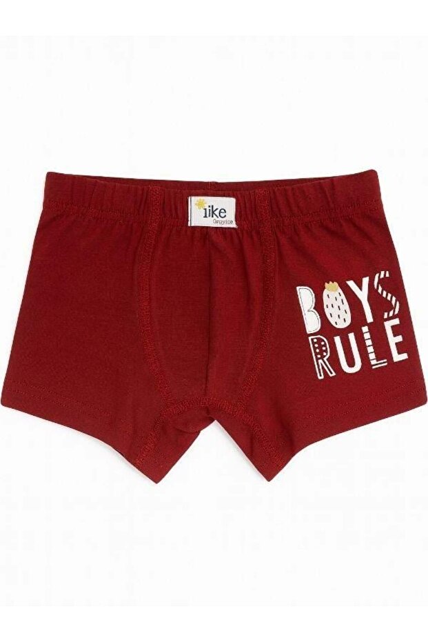 Boys' Cotton Colorful Patterned Boxers