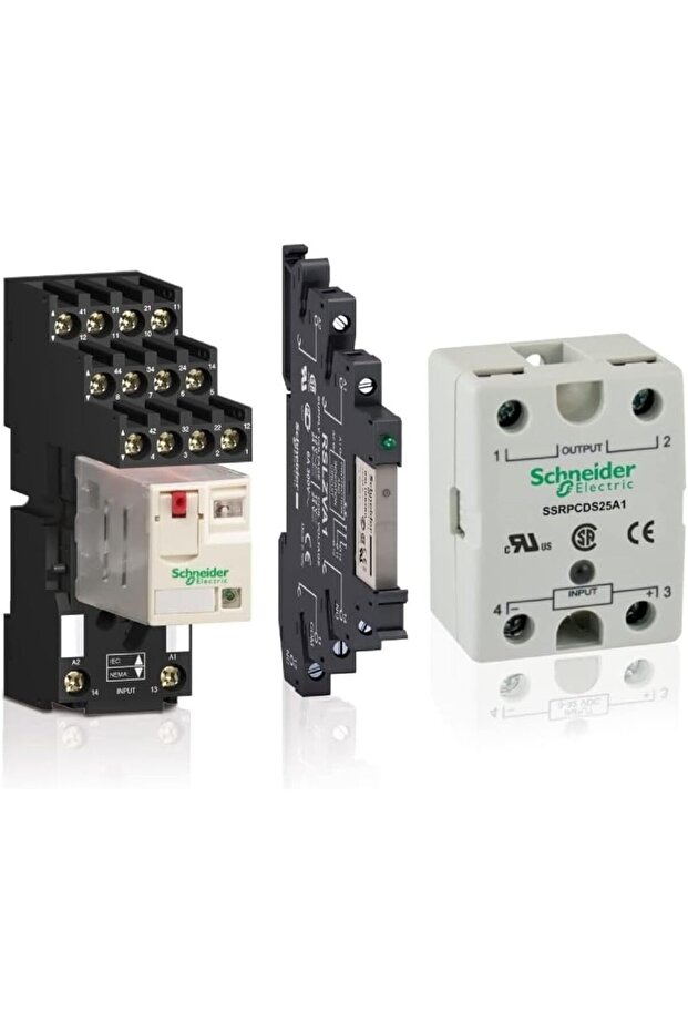 Socket, Harmony, for RXM2/RXM4 relays, screw connectors, mixed contact, RXZE2M114