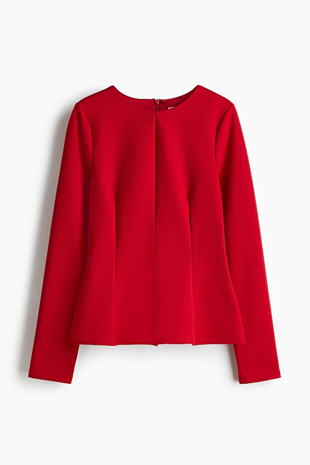 Peplumlu Jarse Üst - 3